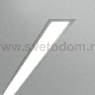Линейный светодиодный встраиваемый светильник 53см 10Вт 4200К матовое серебро 101-300-53 Elektrostandard