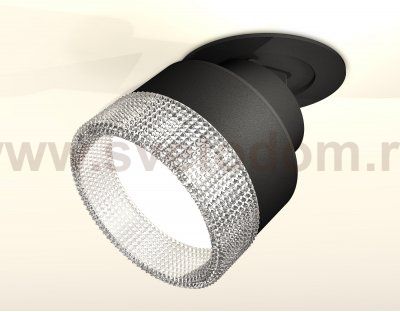 Комплект встраиваемого поворотного светильника с композитным хрусталем Ambrella XM8102540 XM