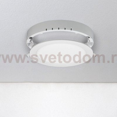 Накладной/встраиваемый потолочный светодиодный светильник Elektrostandard DLR020 18W 4200K