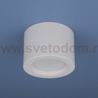 Накладной точечный светодиодный светильник DLR026 6W 4200K белый матовый Elektrostandard