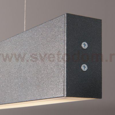 Линейный светодиодный подвесной двусторонний светильник 128см 50Вт 4200К черная шагрень 101-200-40-128 Elektrostandard
