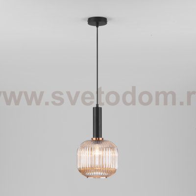 Подвесной светильник Eurosvet 50182/1 Bravo янтарный