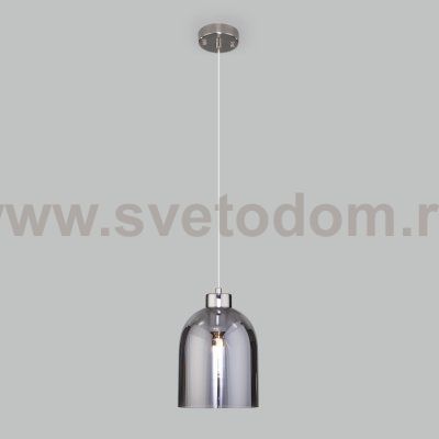 Подвесной светильник со стеклянным плафоном 50119/1 никель Eurosvet