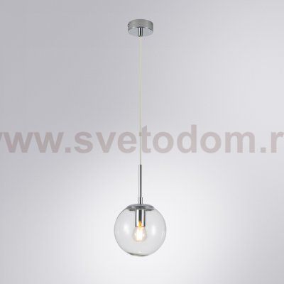 Светильник подвесной шар прозрачный 150мм Arte Lamp A1915SP-1CC VOLARE