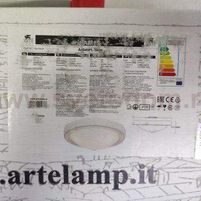 Светильник потолочный Arte lamp A4049PL-3WH JAMES