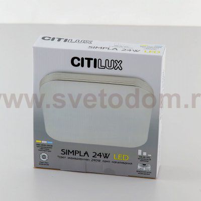 Светильник светодиодный квадратный Citilux CL714K330G