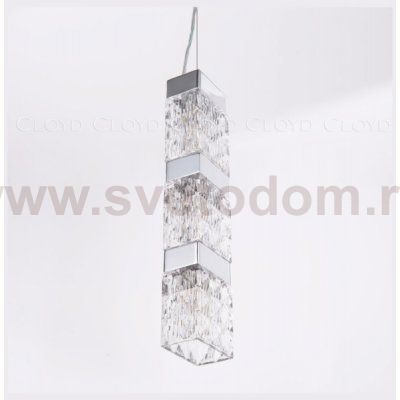Подвесной светильник Cloyd CORUND P3 / выс. 45 см - хром (арт.10713)