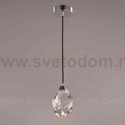 Подвесной светильник Cloyd BOZON-B P1 / выс. 16 см - хром (арт.10942)