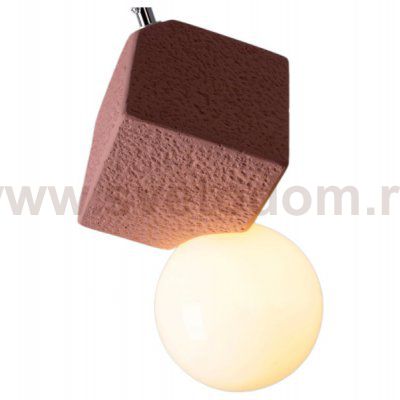 Подвесной светильник Cloyd AUSTA-B P1 / хром - розов.бетон (арт.11150)