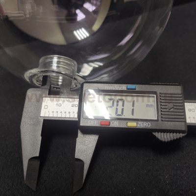 Плафон стекло прозрачный 150мм с резьбой G9 (20мм) FR5115PL-06BZ Maddison