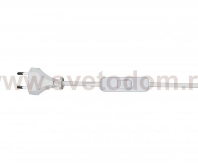 Шнур с переключ серый (2м)(10шт в упаковке) 230V AC 50Hz (max 2A) Kink light A2300,16