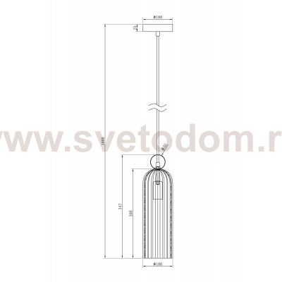 Подвесной светильник Maytoni MOD302PL-01W