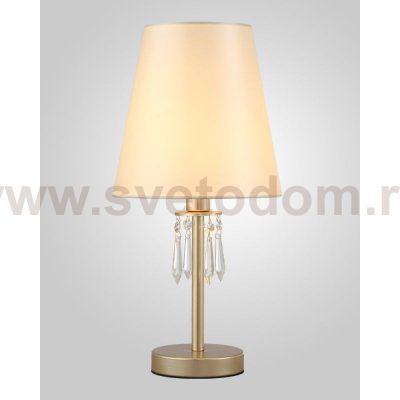 Настольная лампа Crystal Lux RENATA LG1 GOLD (3591/501)