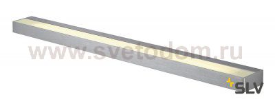 SLV 151796 SEDO LED 21 Wandleuchte, eckig, alu-brushed, Glas satiniert, 3000K