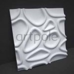 3D Дизайнерская панель из гипса Artpole CAPSUL, 600x600 мм, 0,36 м2 (арт.M-0002)