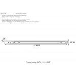 Шинопровод однофазный с питанием и заглушкой Crystal Lux CLT 0.11 01 L3000 WH (1407/014)