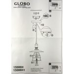 Светильник подвесной лофт Globo 15086h1