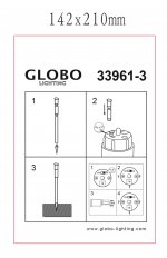 Уличный светильник Globo 33961-3 Solar