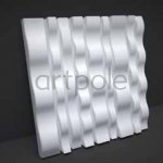 3D Дизайнерская панель из гипса Artpole MATRIX, 600x600 мм, 0,36 м2 (арт.M-0006)