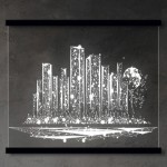 Светящееся панно «Город» 25W 1500Lm