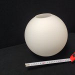 Плафон шар матовый белый 250мм (85мм посадка) CL94125