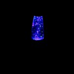 Светильник ночник Лава лампа "Голубая ракета", 19 см (от бат. 3хLR44)