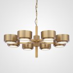 Подвесная люстра Hans-Agne Jakobsson Large Brass Chandelier for Markaryd in Sweden L6 ImperiumLoft 101486-26