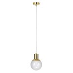 Светильник Markslojd 106594 LAND Pendant 15cm Brass/Clear