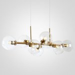 Люстра Staggered Glass Chandelier 8 ImperiumLoft 107263-22