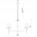 Светильник подвесной Divinare 1162/01 LM-5 Candela