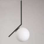 Светильник Flos IC Lighting Black Pendant Lamp ImperiumLoft 123392-22