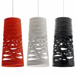 Подвесной светильник Foscarini TRESS красный мини светильник Foscarini H. 5 m