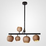 Подвесной реечный светильник CONNY L5 Light brown ImperiumLoft 182066-26