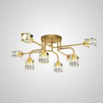 Потолочная люстра MICHAL L8 Brass ImperiumLoft 205614-23