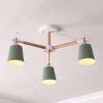 Люстра на штанге VARDA 3 lamps Green ImperiumLoft 208256-26