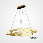 Подвесной светильник LOUELLA  A L77 Brass 3000К ImperiumLoft 220401-23