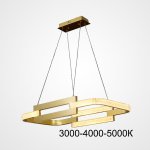 Подвесной светильник LOUELLA  A L77 Brass Трехцветный свет ImperiumLoft 220402-23