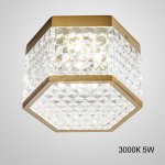 Накладной светодиодный светильник PARTY Brass 3000К 5W ImperiumLoft 228639-23