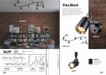 Подсветка с выкл. Odeon light 3629/1W FLEXI BLACK