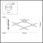 Настенный светильник Odeon light 3906/13WL COSTELLA