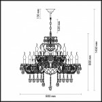 Люстра подвесная Odeon light 3946/15 BOCCIOLO