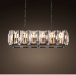 Люстра RH Harlow Crystal Square Chandelier 10 Loft Concept 40.1029.MT.BL.T1B