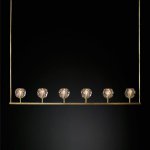 Люстра RH Boule De Cristal Linear Chandelier 6 Loft Concept 40.1222