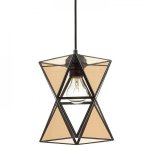 Подвесной светильник PolyPyramid Glass Pendant Cognac Loft Concept 40.1309