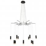 Wireflow LED Black Suspension lam 12 патронов Loft Concept 40.2819-1