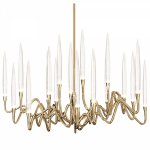 Люстра Il Pezzo 3 Round Chandelier Brass and Crystals Loft Concept 40.2873