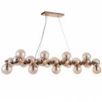 Люстра Berries Chandelier Rectangle Amber 120 Loft Concept 40.2936-3