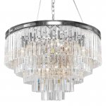 Люстра RH Odeon Chandelier Five Silver 80 Loft Concept 40.2948-2