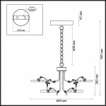 Люстра Odeon light 4036/72L FIUGGI