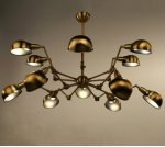 Подвесной светильник Gold Spider Chandelier Loft Concept 40.722